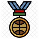 Medal Sports And Competition Basketball Icon