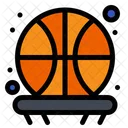 Basketballwurf Basketballkorb Basketball Symbol