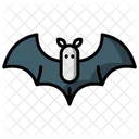 Bat Fly Halloween Icon