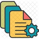 Batch Processing Research Development Icon