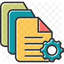 Batch Processing Research Development Icon