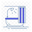 Bathtub Relaxing Experience Rejuvenation Icon