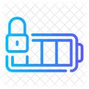 Battery Security Padlock Icon