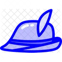 Bavarian Hat October Octoberfest Icon