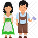 Bavarian Outfit Bavarian Clothing Bavarian Dress Icon