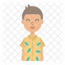 Beach Boy Hawaiian Icon