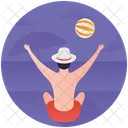 Beach Activity Beach Ball Beach Fun Icon