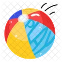 Plaything Beach Ball Parachute Ball Icône