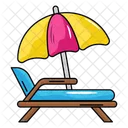 Beach Bed  Icon