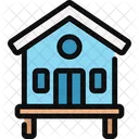 Beach Hut Beach House Bungalow Symbol