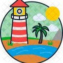 Beach Sand Ocean Icon