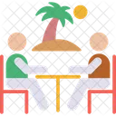 Beach Business Meeting Meeting Icon