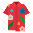 Beach Shirt Shirt Hawaii Icône