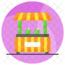 Beach Stall Hut Icon