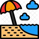 Beach Umbrella  Icon