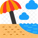 Beach Umbrella  Icon