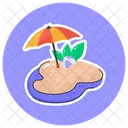 Beach Umbrella  Icon