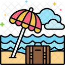 Beach Vacation Beach Travel Beach Traveling Icon