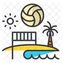 Beach-Volleyball  Symbol