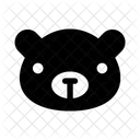 Bear Face Animal Icon