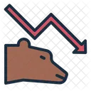 Bear Market  Icon