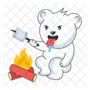 Bear Roasting  Icon