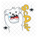 Bear Screaming Scary Spiders Sacred Bear アイコン