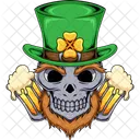 Beard Hat Clover Icon