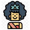 Beauty Pageant Woman Crown Icon