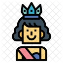 Beauty Pageant Woman Crown Icon