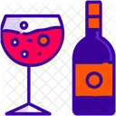 Alcohol Vino Bebida Icono