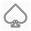 Pique Carte Costume Icône