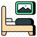 Bed Bedroom Furniture Icon