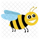 Cartoon Bee Honey Bee Bumblebee Icon