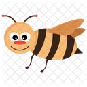 Cartoon Bee Honey Bee Bumblebee Icon