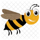 Cartoon Bee Honey Bee Bumblebee Icon