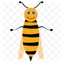 Cartoon Bee Honey Bee Bumblebee Icon