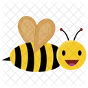 Cartoon Bee Honey Bee Bumblebee Icon