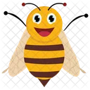 Cartoon Bee Honey Bee Bumblebee Icon