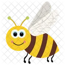 Cartoon Bee Honey Bee Bumblebee Icon