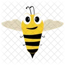 Cartoon Bee Honey Bee Bumblebee Icon