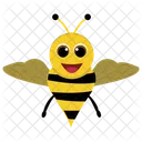 Cartoon Bee Honey Bee Bumblebee Icon