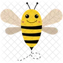 Cartoon Bee Honey Bee Bumblebee Icon