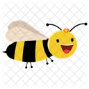 Cartoon Bee Honey Bee Bumblebee Icon