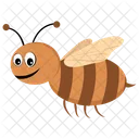 Cartoon Bee Honey Bee Bumblebee Icon