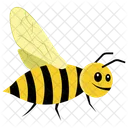 Cartoon Bee Honey Bee Bumblebee Icon