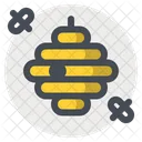 Bee Swarm Bees Icon