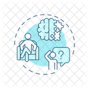 Behavioral Disabilities Cognitive Illness Psychotherapy Icon