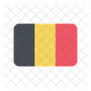 Belgica Bandera Pais Icono