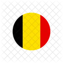 Belgica Bandera Del Pais Bandera Icono